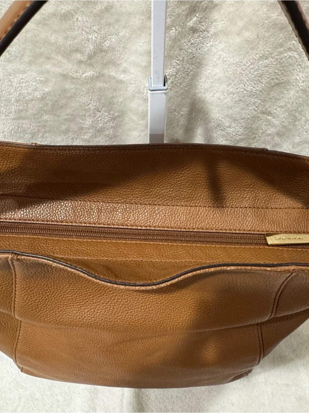 Michael Kors Evie Hobo Pebbled Leather Shoulder Bag